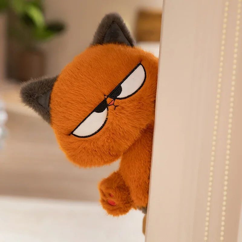 Angry Cat Plush โ Funny & Cute Mood Buddy ๐พ