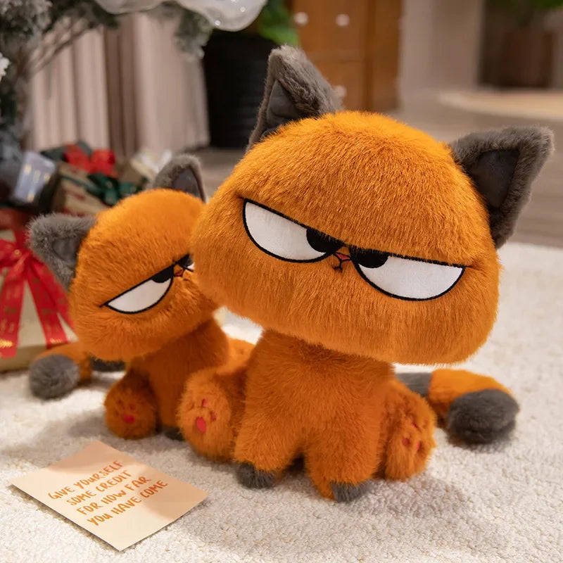 Angry Cat Plush – Funny & Cute Mood Buddy 😾
