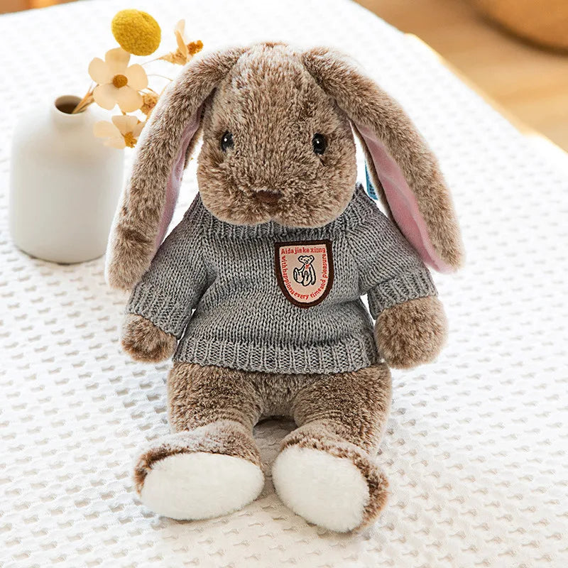 Sweater Bunny Plush – Cozy & Cute Companion 🐰